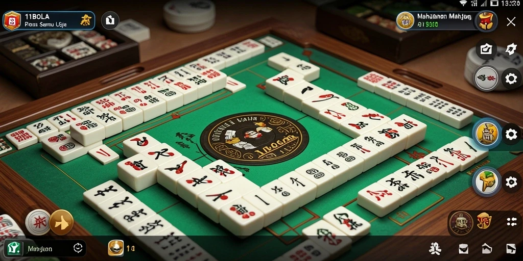 Tampilan gameplay 11BOLA yang menarik saat bermain Mahjong.
