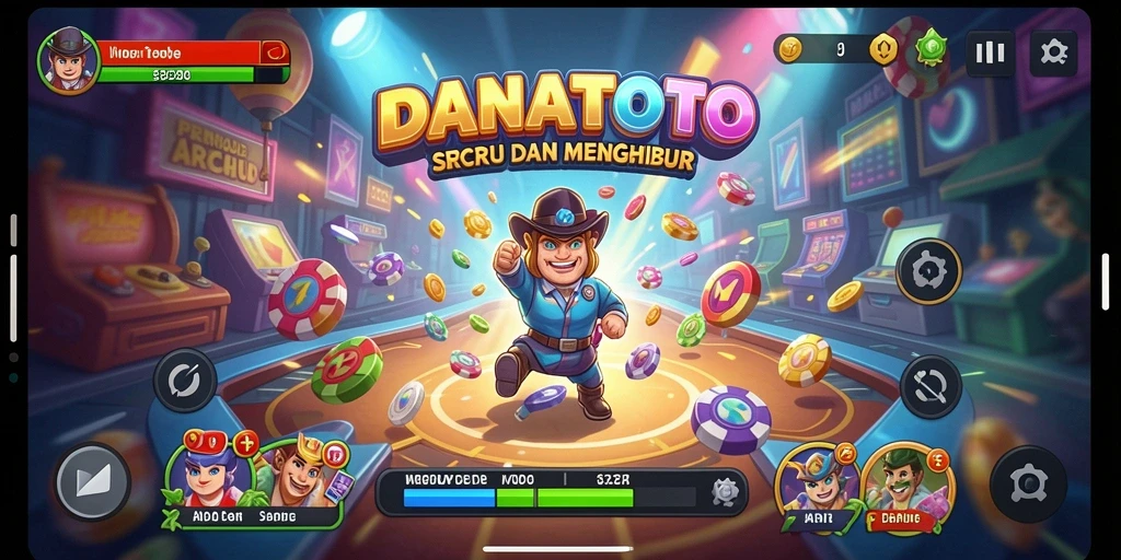Tampilan menarik dari gameplay DANATOTO yang seru dan penuh tantangan.