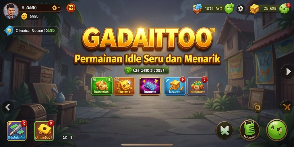 Tampilan gameplay seru dan menarik dari GADAITOTO.