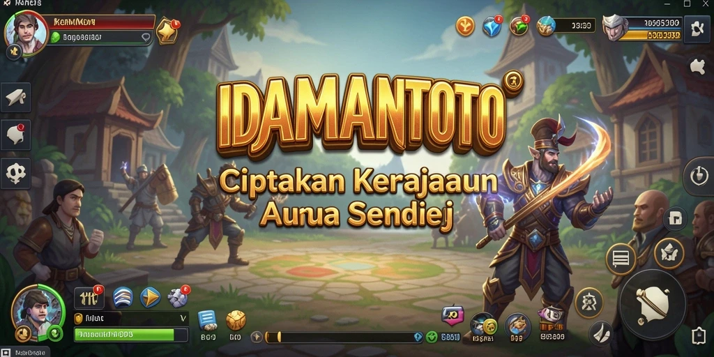 Tangkapan layar gameplay IDAMANTOTO yang menampilkan manajemen keuangan.