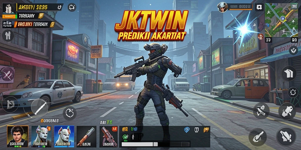 Tampilan utama JKTWIN dengan fitur analisis prediksi.
