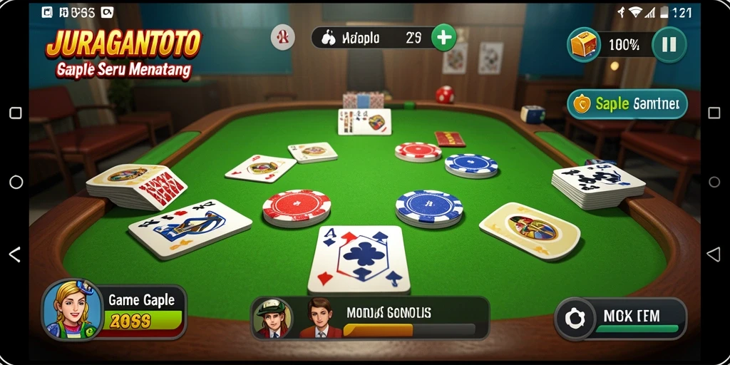 Tampilan gameplay seru dan interaktif di JURAGANTOTO.