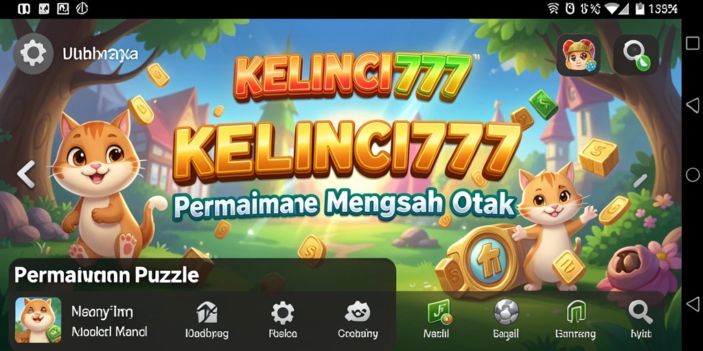 Tampilan gameplay menantang dari KELINCI777 dengan berbagai teka-teki.