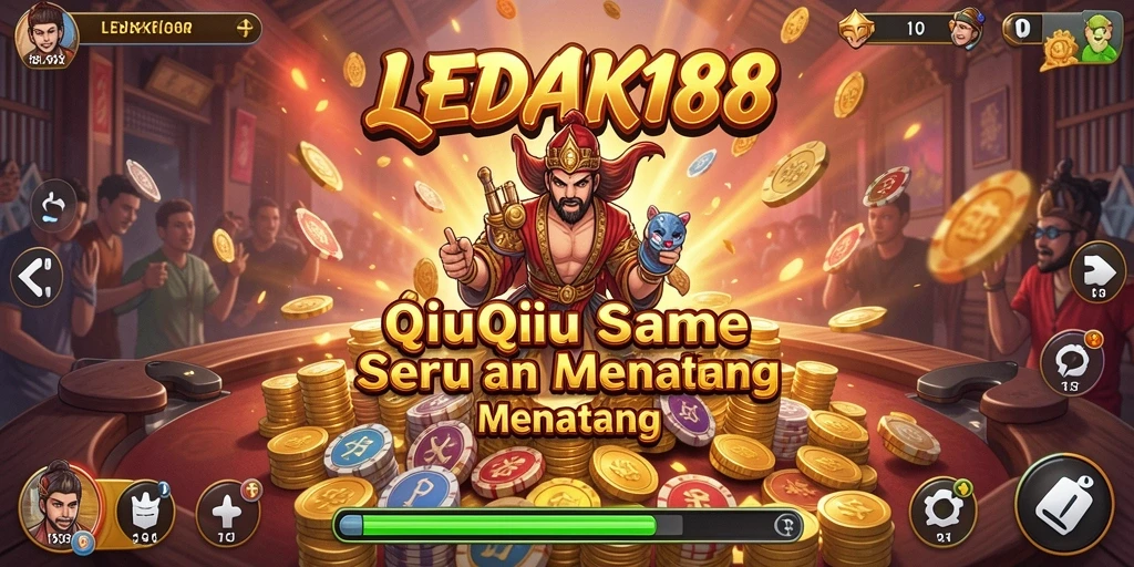Screenshot gameplay QiuQiu LEDAK188 yang seru.