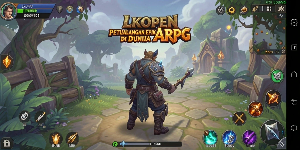 Screenshot LKOPEN menampilkan aksi pertarungan yang intens dan mendebarkan.