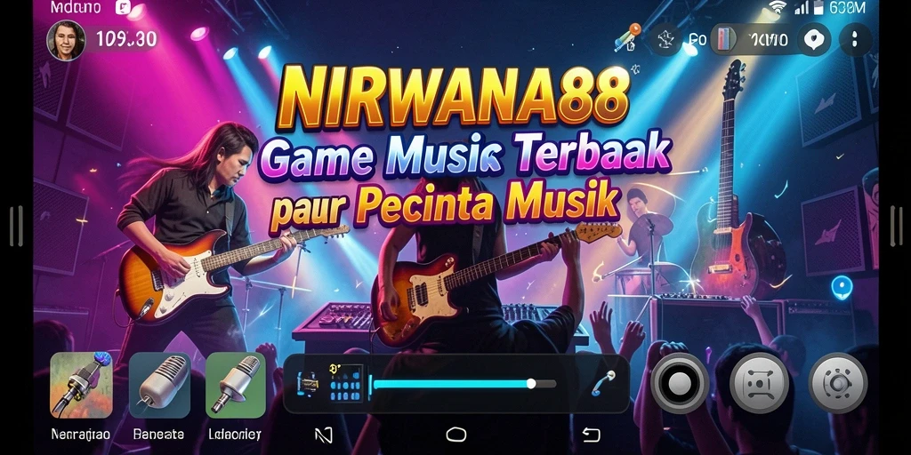 Tampilan gameplay NIRWANA88 yang seru dan interaktif dalam bermain musik.