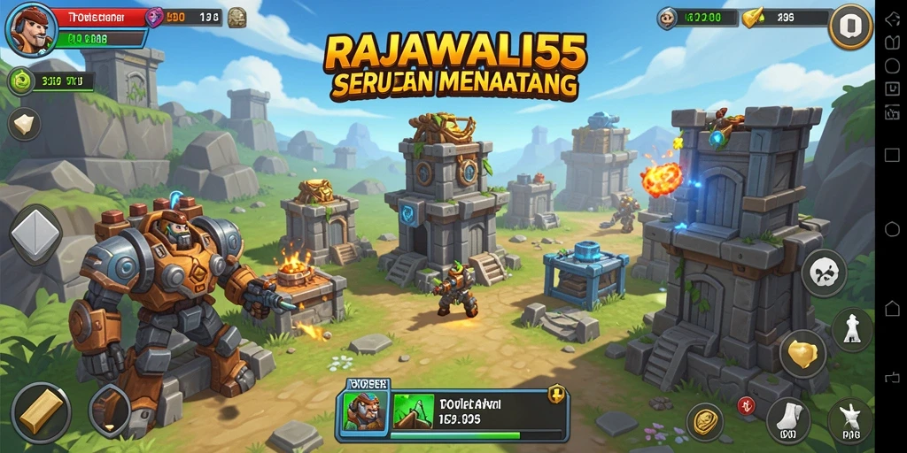 Gameplay menawan dari RAJAWALI55 dengan aksi Tower Defense yang mendebarkan.