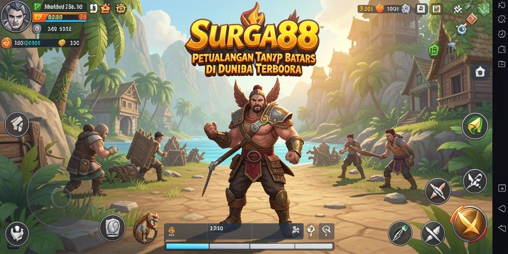 Gameplay SURGA88 yang menawan dalam dunia terbuka.