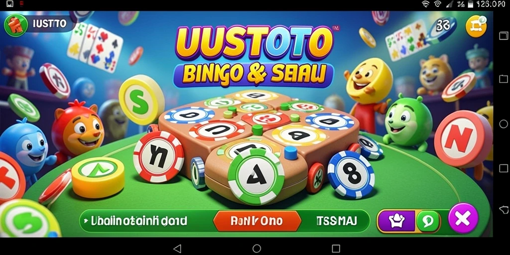 Tangkapan layar UUSTOTO menampilkan keseruan gameplay Bingo yang dinamis.