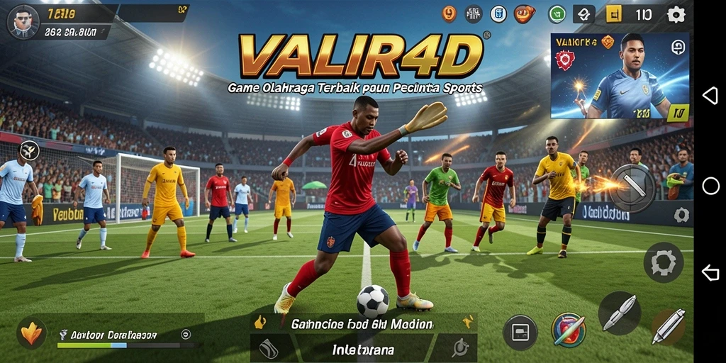 Tampilan menarik dari gameplay VALIR4D yang penuh aksi olahraga.